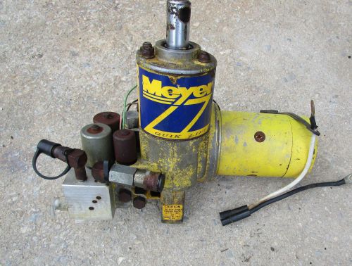 Meyer e 60 snow plow pump