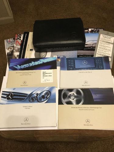 2008 mercedes benz clk 350 550 63 amg class owners oem manual set w case