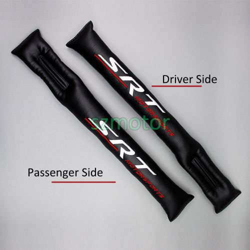 Pair drop stop blocker seat gap filler for chrysler jeep dodge srt motor sports