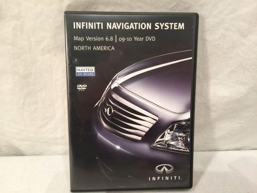 Software - infiniti navigation system map version 6.8 09 10 dvd north america