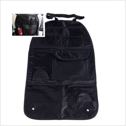 Car suv chair knapsack seat cover pouch convenient bag tidy storage pocket black