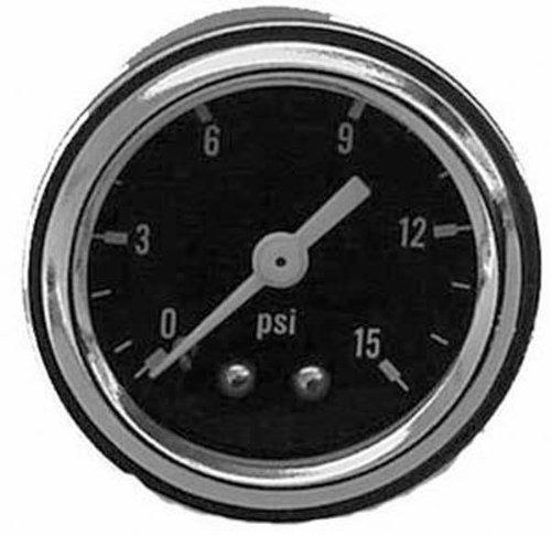 Fuel pressure gauge mechanical - 1 12 diameter 0-1