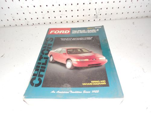 1986-95 ford turus sable repair manual chilton&#039;s used