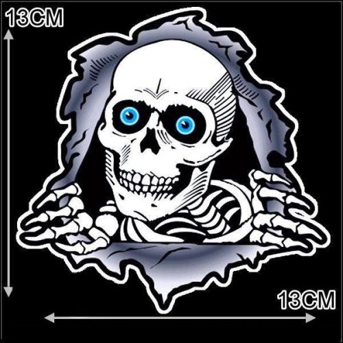 Car hood side fender motorcycle skull decoration decals sticker # 10
