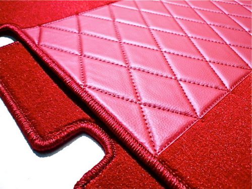 Premium red velours mat set for  mercedes 280sel 300sel w108/109 1965-1972