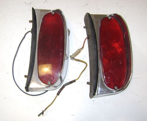 Old vintage antique turn signal pair international 1956 57 58 ih pickup rat rod