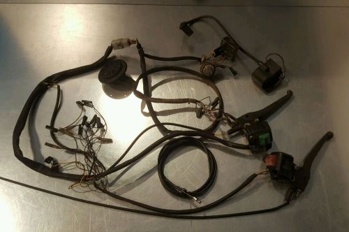 Tomos a35 moped parts lot, wiring harness, controls, coil, 03