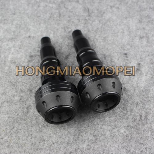 Black motorcycle cnc aluminum alloy frame slider anti crash falling  protectors