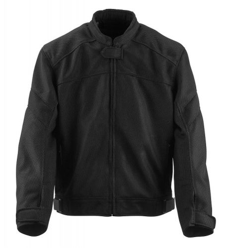 Black brand flow men&#039;s mesh motorcycle jacket