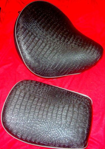 Croc styled seat covers for yamaha v star v-star 1100 classic