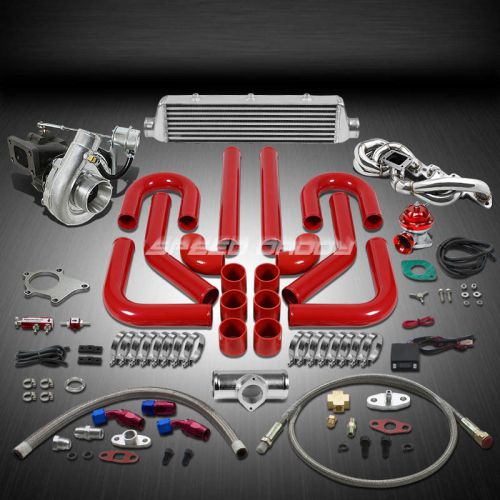 T04 .63ar 400+hp 11pc turbo charger+manifold+intercooler kit for rb20/rb25 gts