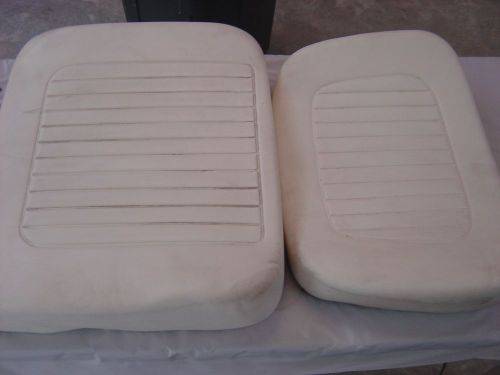 Harley davidson, columbia par car golf cart seat, top and bottom