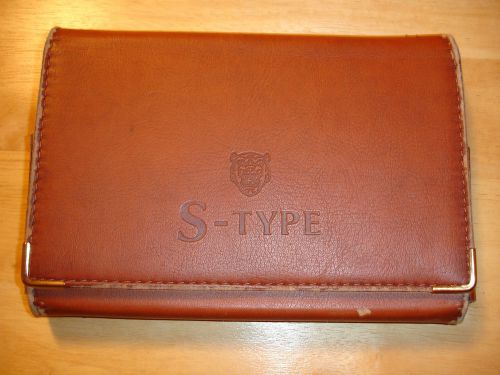 Nice, rare original factory owners manual jaguar s-type in factory leather case