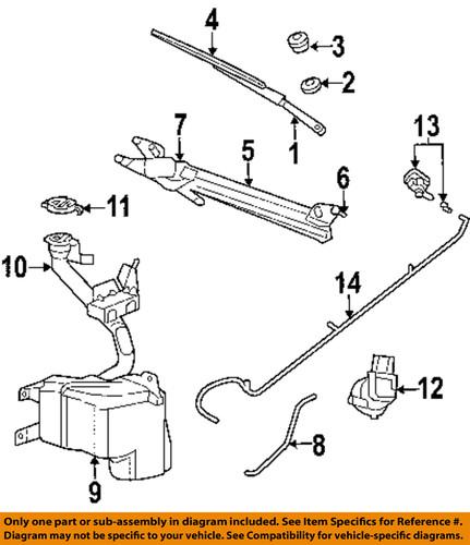 Chrysler oem 5102249aa wiper & washer-windshield-filler neck