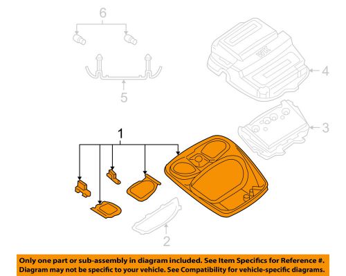 Chrysler oem overhead-console-console assembly 1ar29bd1ab