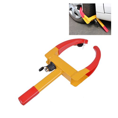 Wheel tire lock clamp parking boot anti theft for boat trailer car suv atv rv