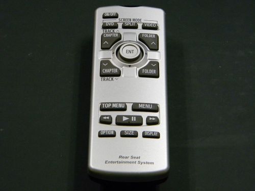2009 2011 toyota sienna minivan dvd entertainment remote control rear seat oem