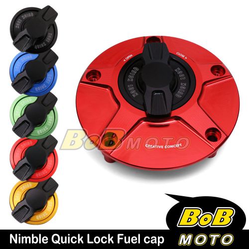 Cnc red quick lock gas fuel cap for mv agusta 1078rr brutale 2006-2009 07