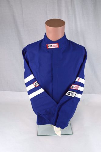 Rjs racing sfi 3-2a/1 classic fire suit jacket blue size xs &amp; 14/16 200010302