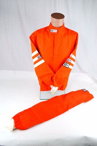 Rjs racing sfi 3-2a/1 classic 2 pc suit fire suit orange size xs &amp; 14/16