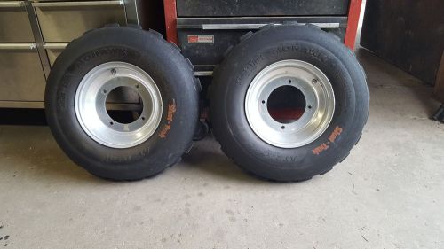 Banshee skat trak 21x7-10 mohawk front sand tires on douglas blue label wheels