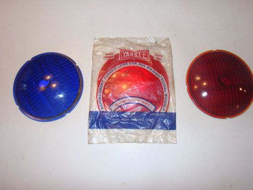 3 directional signal lenses, 2 glass 1 plastic