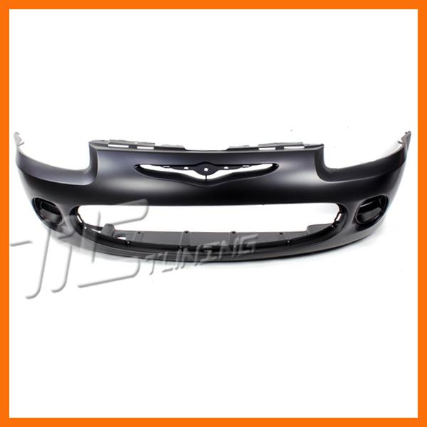 01-03 chrysler sebring sedan lx/lxi/lx plus front bumper cover w/o fog hole