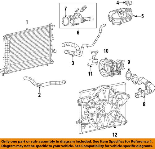 Dodge chrysler oem 13-15 dart radiator-lower hose 68092560ac