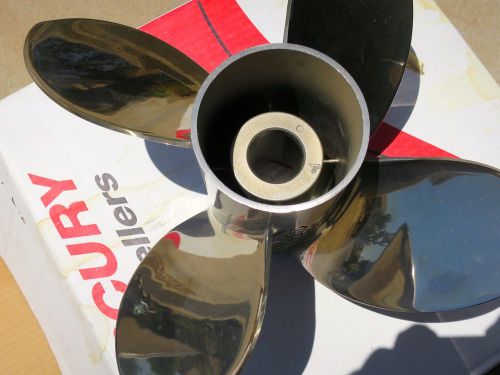 Mercury trophy plus propeller 23&#034; pitch 48-825938a47 -  4 blade s/s  new