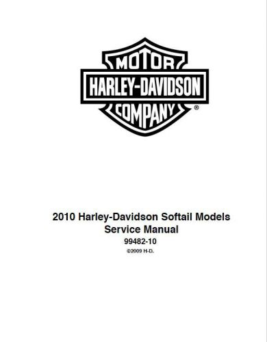 2010 harley davidson fat boy softail flstf service repair manual pn 99482-10