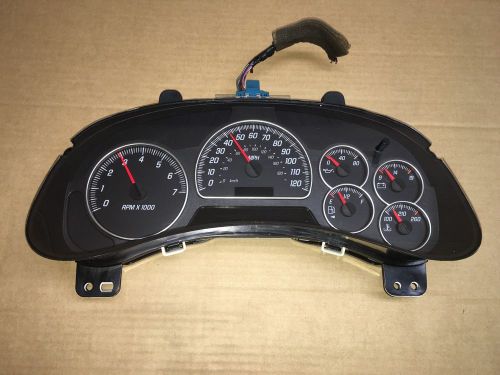 02-06 chevy trailblazer gmc envoy instrument gauge cluster speedometer 15085485