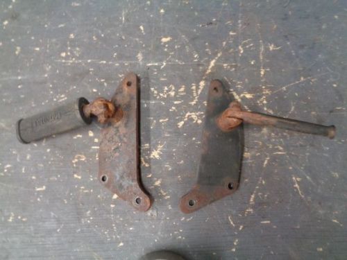 Triumph t120 tr6 650 folding foot pegs &amp; brackets