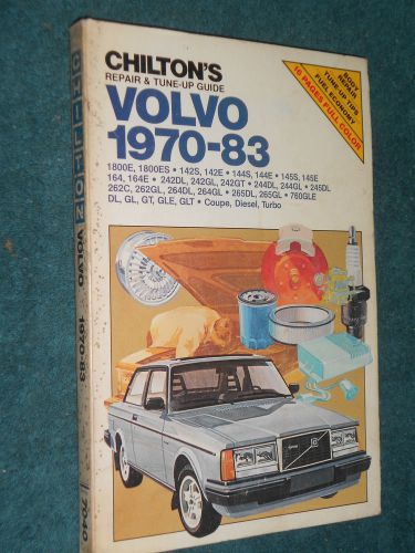 1970-1983 volvo coupes / wagons+ shop manual / chilton service book gas &amp; diesel