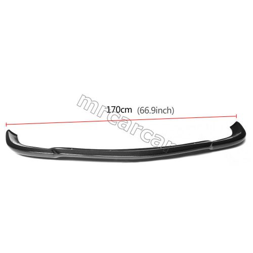 Carbon fiber front bumper chin spoiler lip fit for mercedes benz w209 clk 55 amg