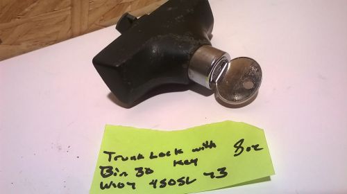 Mercedes w107 450sl trunk lock with key