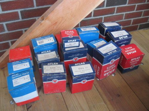 Collection of 14 nos vintage atlas voltage regulators in original boxes