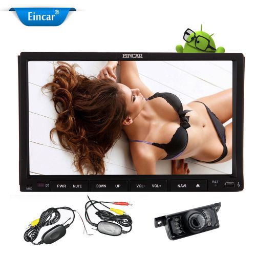 Eincar hd 7&#034; 2 din android 4.4 auto radio gps navi car stereo dvd player+camera