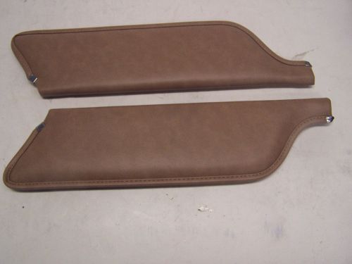 1965 mustang palomino convertible sunvisors by tmi products, pair