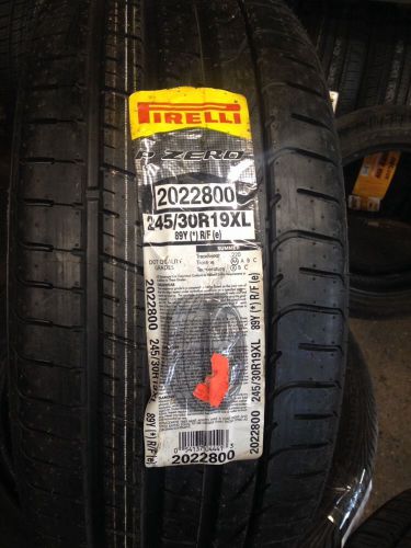 1 new pirelli  pzero runflat  245-30-19 89y xl dot 0612