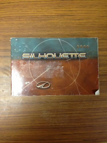 2000 olsmobile silhouette owners manual