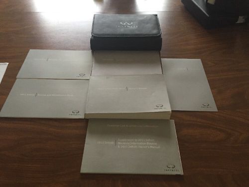 2011 infiniti fx owners manual set 11 fx50 fx35 guide w/nav &amp; case