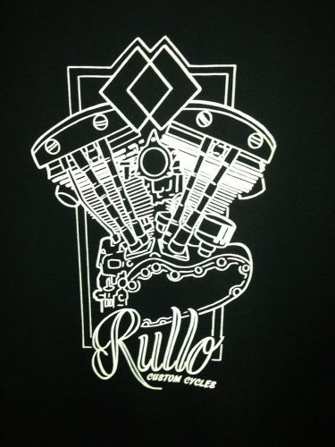 Rullo custom cycles generator shovelhead t-shirt