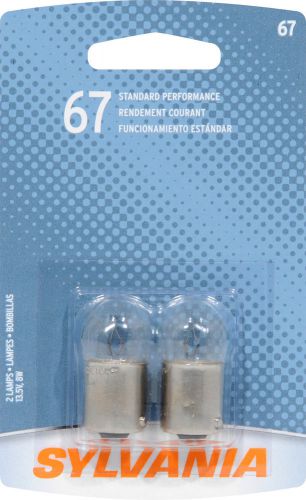 License light bulb-sylvania front/rear sylvania 67