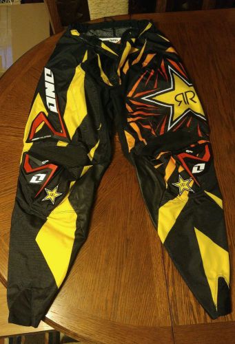 Rockstar energy drink size 28 dirt bike motocross motorcycle pants