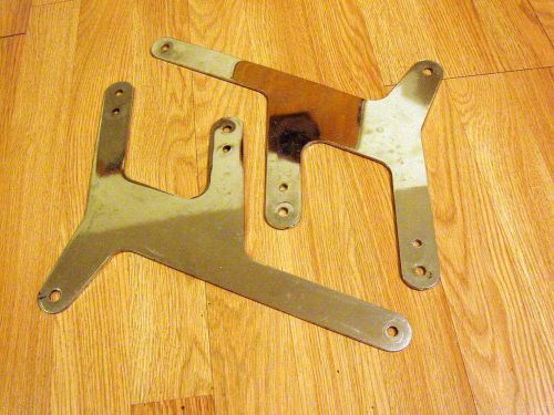 Harley saddlebag guard rail bracket set 70-84 fl flh shovelheads