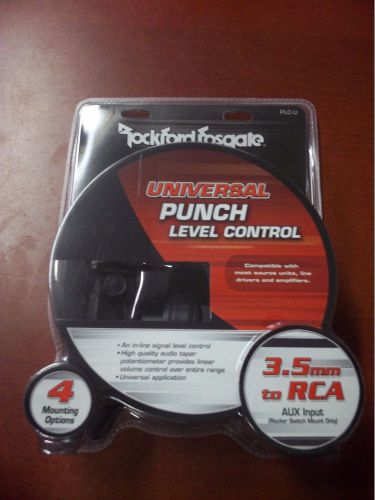 New 2016 rockford fosgate plc-u universal punch level control 4 mounting options