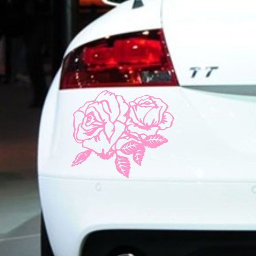 Car vinyl decals graphics sticker rear side body flowers roses decals #cg238