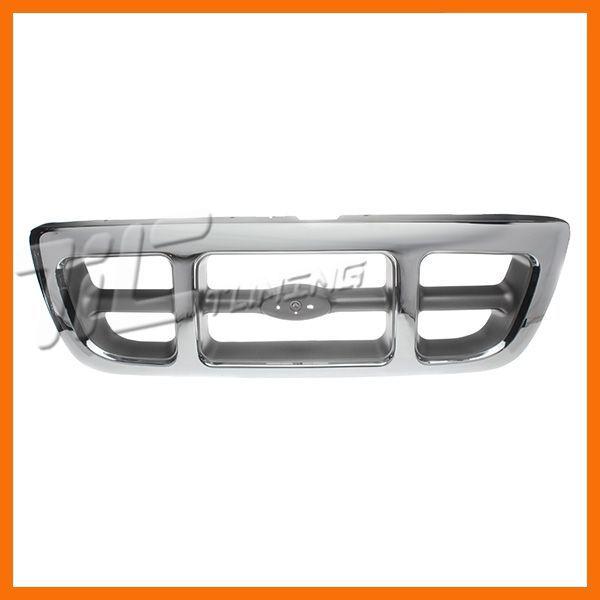 98-00 ford ranger front plastic grille chrome xlt 4x4 suv truck