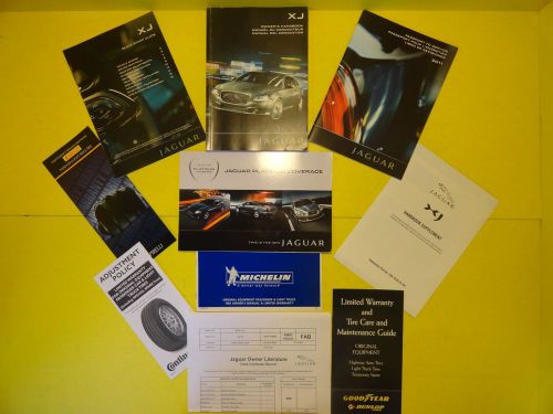 2010 jaguar xj owners manual full set leather binder #xj80 jaguar manuals here