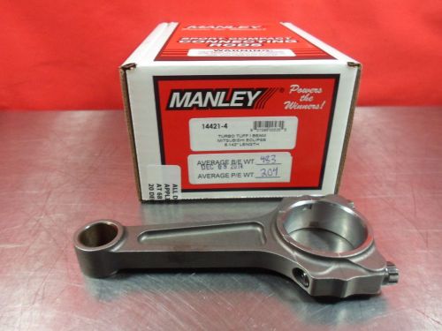 Manley turbo tuff i beam rods evo xiii-ix dsm 7bolt 14421-4 long rod 6mm longer